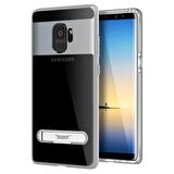 Buff Galaxy S9 ile Uyumlu Air Bumper Kılıf Silver