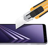 Buff Glass Galaxy A8 Plus 2018 ile Uyumlu Eran Koruyucu Cam