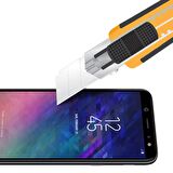 Buff Glass Galaxy A6 2018 ile Uyumlu Ekran Koruyucu Cam