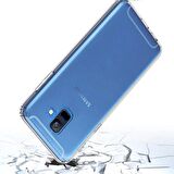Buff Galaxy A6 2018 ile Uyumlu Air Hybrid Kılıf Crystal Clear