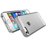 Buff iPhone 5-5S-5SE ile Uyumlu Air Hybrid Kılıf Smoke Black