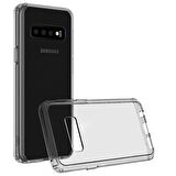 Buff Galaxy S10 ile Uyumlu Air Hybrid Kılıf Smoke Black
