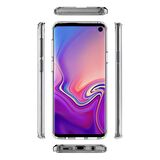 Buff Galaxy S10e ile Uyumlu Air Hybrid Kılıf Crystal Clear