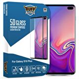 Buﬀ Galaxy S10 Plus 5D ile Uyumlu Glass Ekran Koruyucu