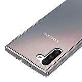 Buff Galaxy Note 10 ile Uyumlu Air Hybrid Kılıf Smoke Black