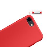 Buff iPhone 8/7 ile Uyumlu Rubber Fit Kılıf Red