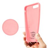 Buff iPhone 8/7 ile Uyumlu Rubber Fit Kılıf Pink Sand