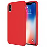Buff iPhone Xs Max ile Uyumlu Rubber Fit Kılıf Red