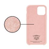 Buff iPhone 11 Rubber Fit Kılıf Pink Sand