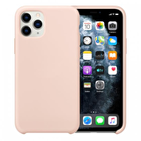 Buff iPhone 11 Pro ile Uyumlu Rubber Fit Kılıf Pink Sand