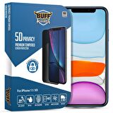 Buff iPhone 11/XR 5D Privacy Ekran Koruyucu