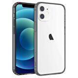 Buff iPhone 12 Mini Air Hybrid Kılıf Smoke Black