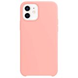 Buff iPhone 12 Mini ile Uyumlu Rubber Fit Kılıf Pink Sand