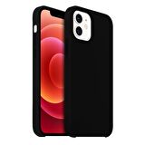 Buff iPhone 12 / 12 Pro Rubber Fit Kılıf Black