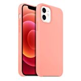 Buff iPhone 12 / 12 Pro Rubber Fit Kılıf Pink Sand