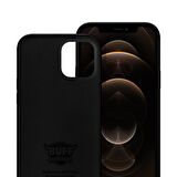 Buff iPhone 12 Pro Max Rubber Fit Kılıf Black