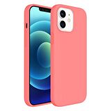 Buff iPhone 12 Mini Rubber S Kılıf Pink