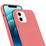 Buff iPhone 12 Mini Rubber S Kılıf Pink