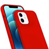 Buff iPhone 12 Mini Rubber S Kılıf Neon Orange
