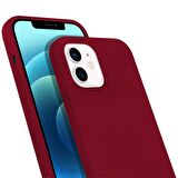 Buff iPhone 12 Mini ile Uyumlu Rubber S Kılıf Hibiscus