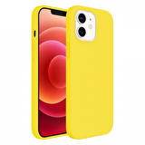 Buff iPhone 12 / 12 Pro Rubber S Kılıf Yellow