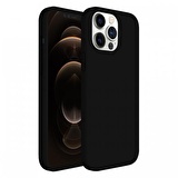 Buff iPhone 12 Pro Max Rubber S Kılıf Black