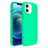 Buff iPhone 12 Mini Rubber S Kılıf Mint