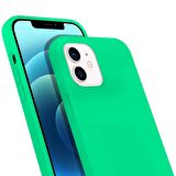 Buff iPhone 12 Mini Rubber S Kılıf Mint