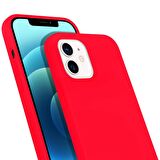 Buff iPhone 12 Mini Rubber S Kılıf Neon Pink
