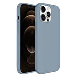 Buff iPhone 12 Pro Max Rubber S Kılıf Ice Blue