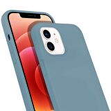 Buff iPhone 12 / 12 Pro Rubber S Kılıf Ice Blue