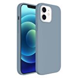 Buff iPhone 12 Mini Rubber S Kılıf Ice Blue