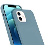 Buff iPhone 12 Mini Rubber S Kılıf Ice Blue