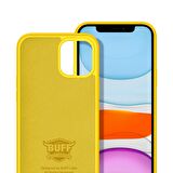 Buff iPhone 11 Rubber S Kılıf Yellow