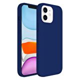 Buff iPhone 11 Rubber S Kılıf Navy Blue