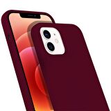 Buff iPhone 12 / 12 Pro Rubber S Kılıf Plum