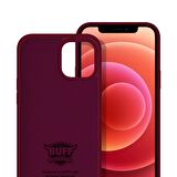 Buff iPhone 12 / 12 Pro Rubber S Kılıf Plum