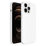 Buff iPhone 12 Pro Max Rubber S Kılıf White
