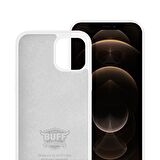 Buff iPhone 12 Pro Max Rubber S Kılıf White