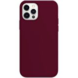 Buff iPhone 12 Pro Max Rubber S Kılıf Plum