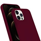 Buff iPhone 12 Pro Max Rubber S Kılıf Plum
