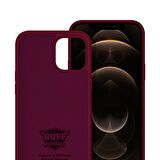Buff iPhone 12 Pro Max Rubber S Kılıf Plum