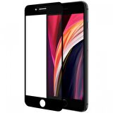 Buff iPhone Se 2020 / 8/7 5D ile Uyumlu Glass Ekran Koruyucu Black