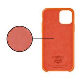 Buff iPhone 11 Rubber Fit Kılıf Light Orange