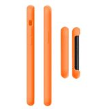Buff iPhone 11 Rubber Fit Kılıf Light Orange