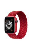 Buff Apple Watch Uyumlu Bands Braided 42/44 S Red 