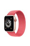 Buff Apple Watch Uyumlu Bands Braided 42/44 S Pink
