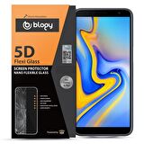 Blogy Galaxy J6 Plus 2018 ile Uyumlu Flexi 5D Ekran Koruyucu