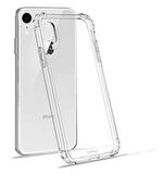 Blogy iPhone XR ile Uyumlu Crystal Fit Kılıf Crystal Clear