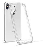 Blogy iPhone Xs Max ile Uyumlu Crystal Fit Kılıf Crystal Clear
